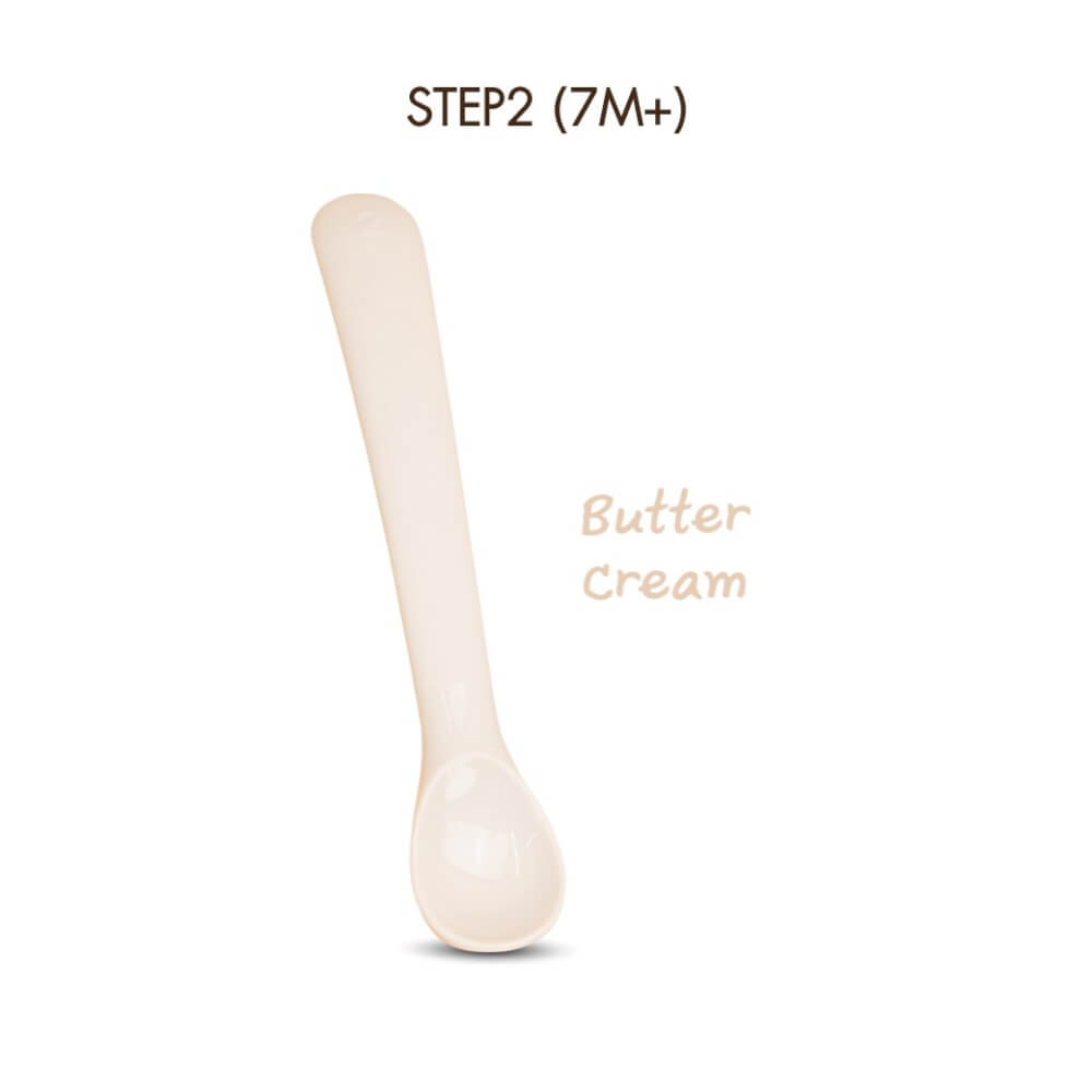 ช้อนป้อนอาหารปลายซิลิโคน POLED สเต็ป2 (7M+) BCR